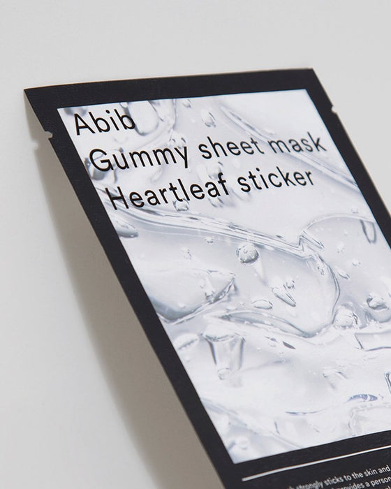 Abib Gummy Sheet Mask - Heartleaf Sticker (10 Sheet/Box)