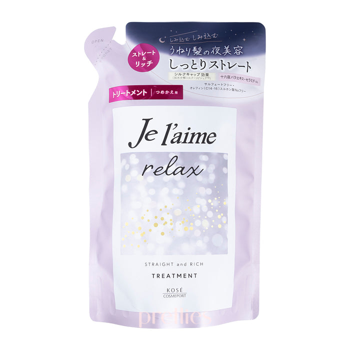 KOSE Je l'aime Relax treatment - Straight and Rich (Refill) 340ml