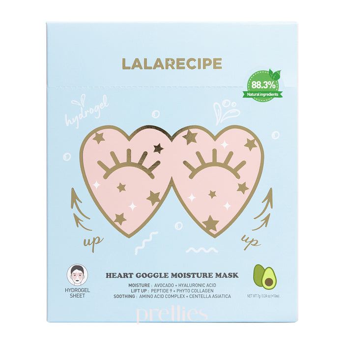 LALARECIPE Heart Goggle Moisture Mask (Avocado - Blue) 10pcs/ box