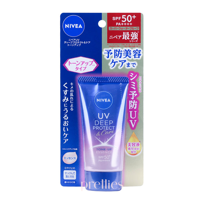 NIVEA UV Deep Protect & Care Sunscreen Essence (Tone-up type) SPF50+ PA++++ 50g