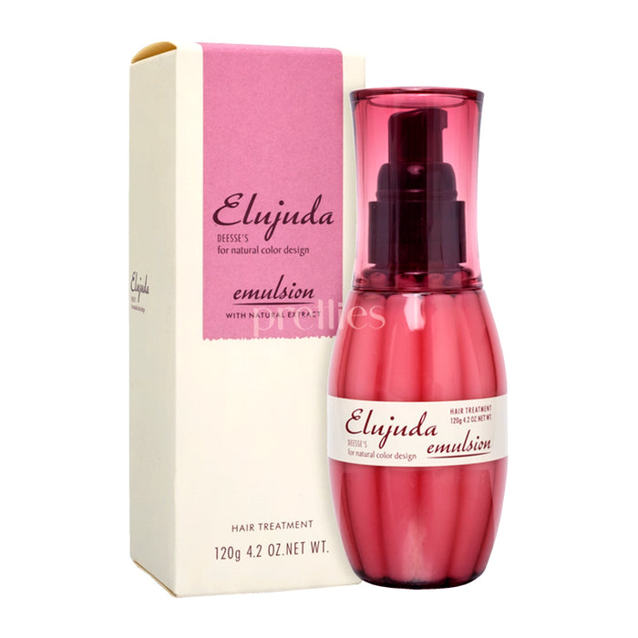 Milbon Elujuda Emulsion With Natural Extract Hair Treatment 120g (Pink)