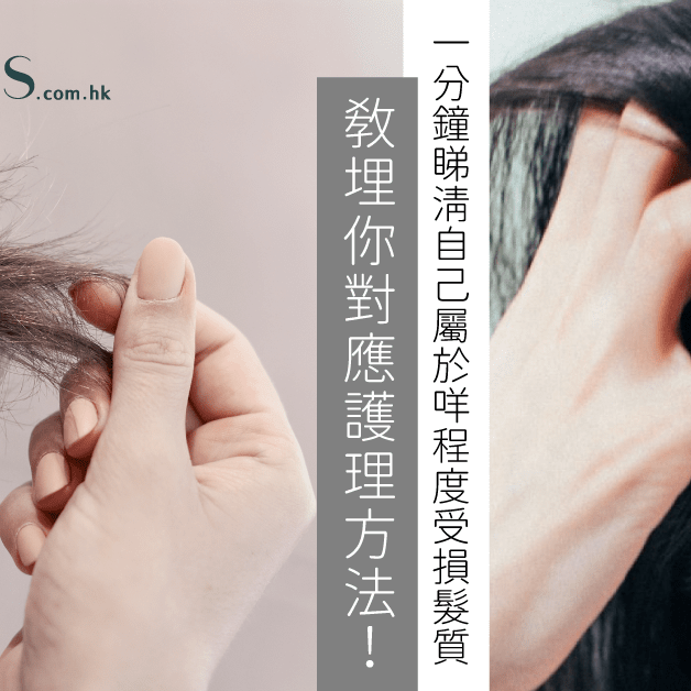 護理受損髮質-一分鐘看清自己屬於哪種程度的受損髮質 Pretties.com.hk