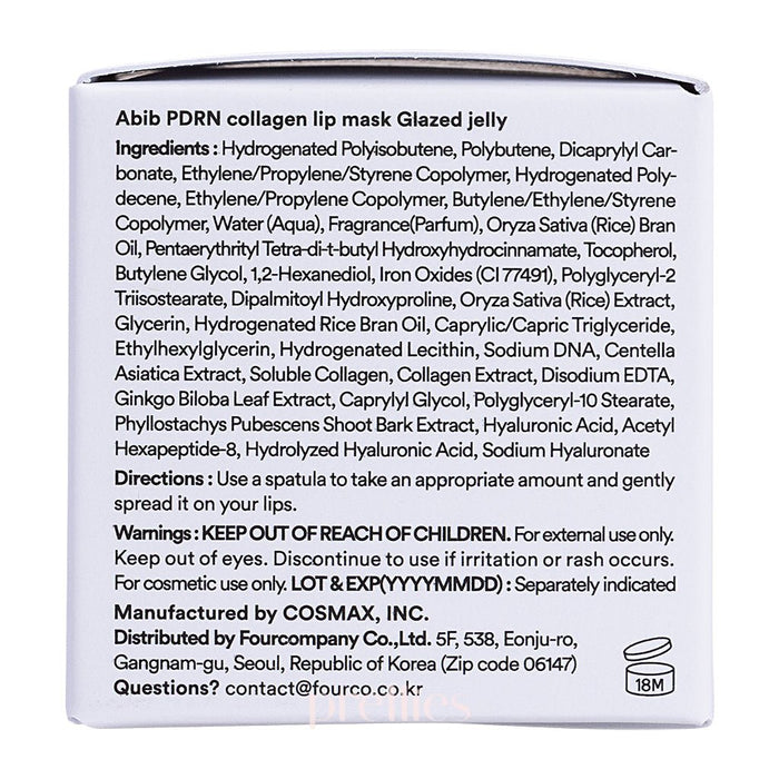 Abib PDRN Collagen Lip Mask Glazed Jelly 11g 
