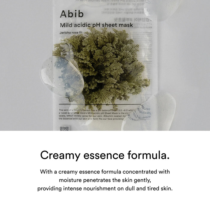 Abib Mild Acidic PH Sheet Mask - Jericho Rose Fit (10 Sheet/Box)