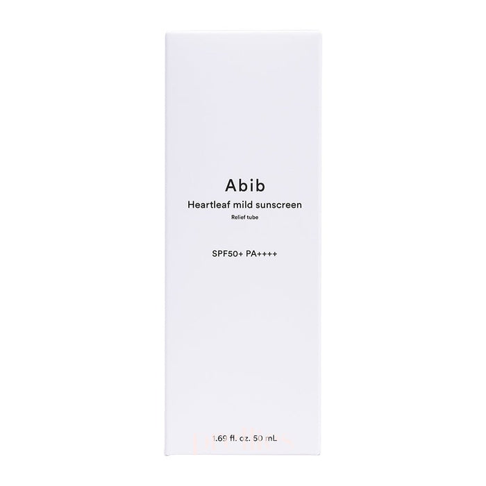 Abib Heartleaf Mild Sunscreen Relief Tube 50ml