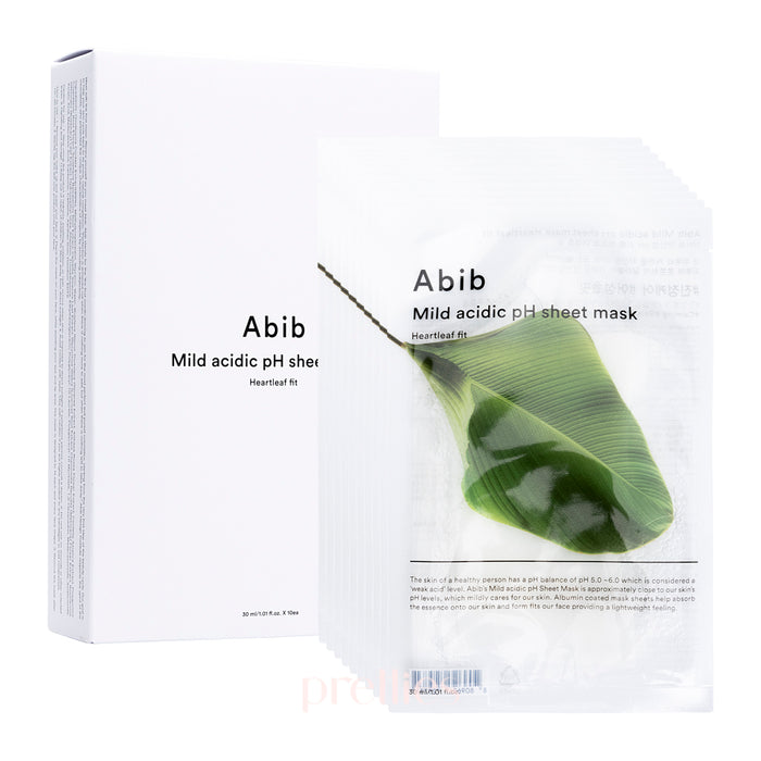 Abib 弱酸性魚腥草鎮靜面膜 10片裝/盒