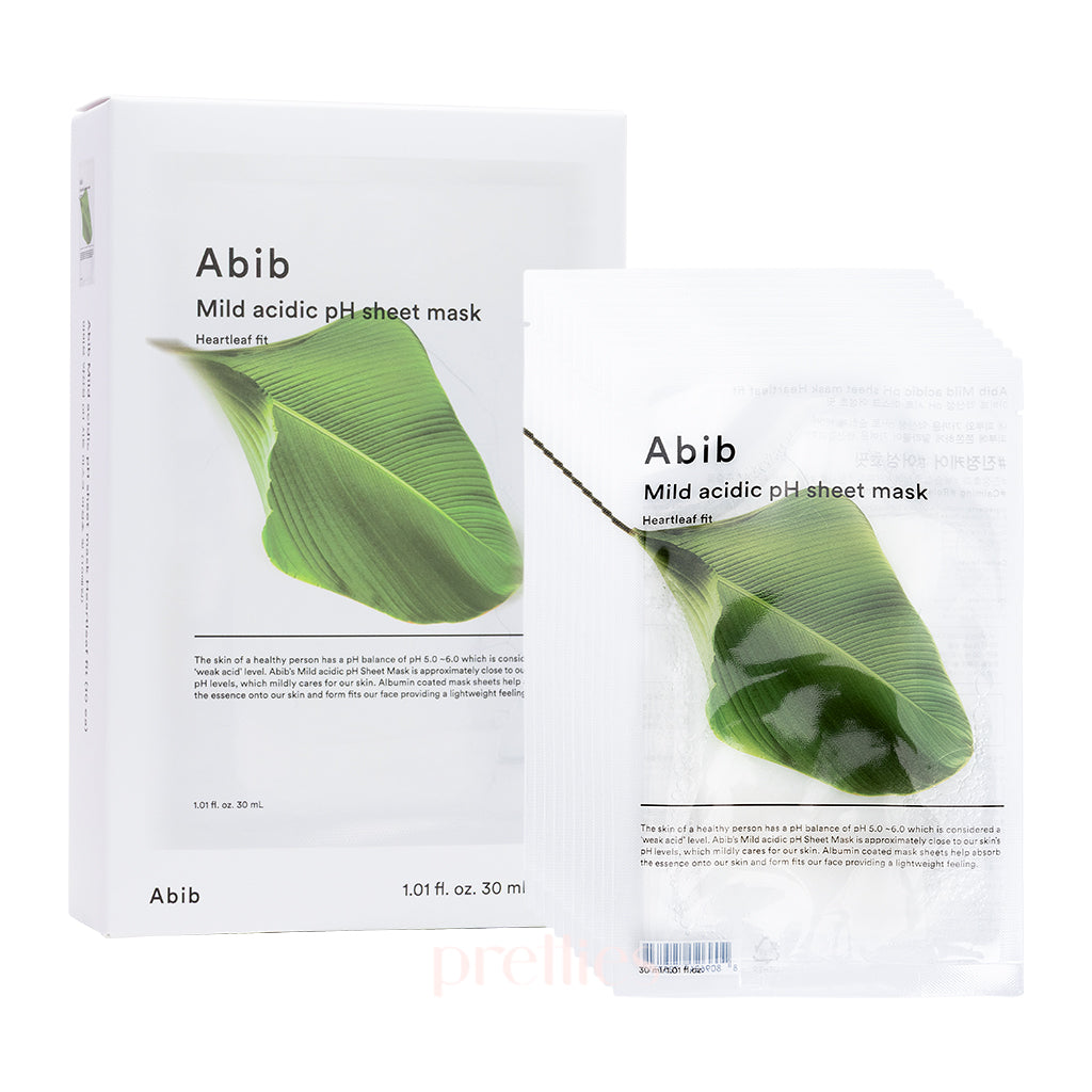 Abib 弱酸性魚腥草鎮靜面膜 10片裝/盒