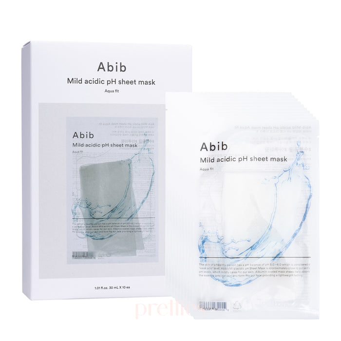 Abib Mild Acidic PH Sheet Mask - Aqua Fit (10 Sheet/Box)