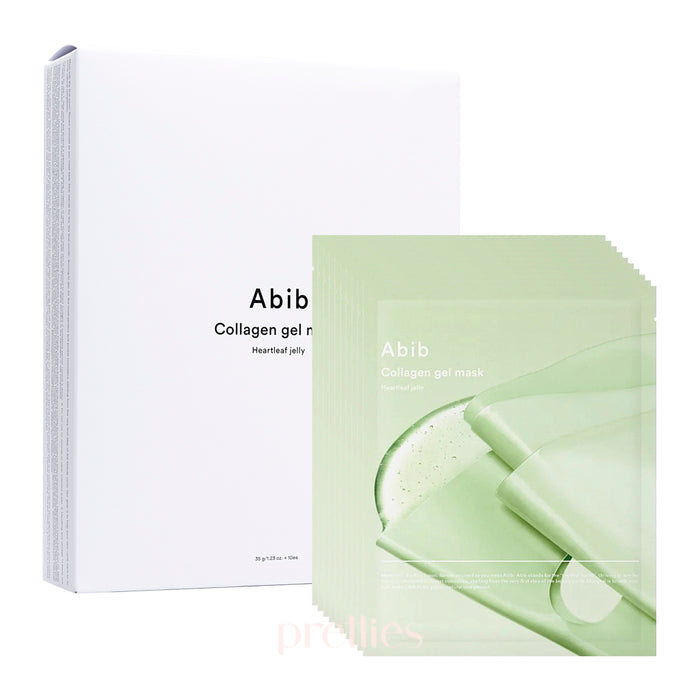 Abib Collagen Gel Mask - Heartleaf Jelly (10 Sheet/Box)