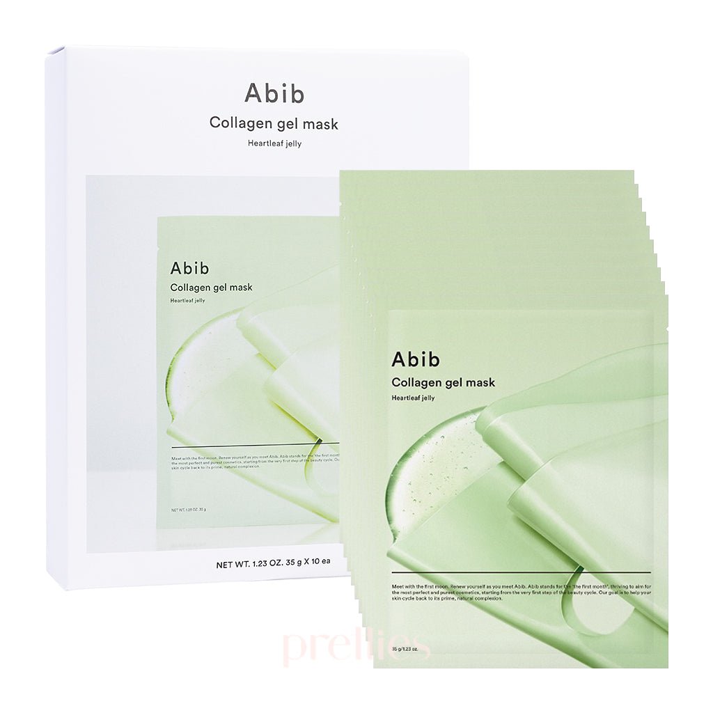 Abib Collagen Gel Mask - Heartleaf Jelly (10 Sheet/Box) 