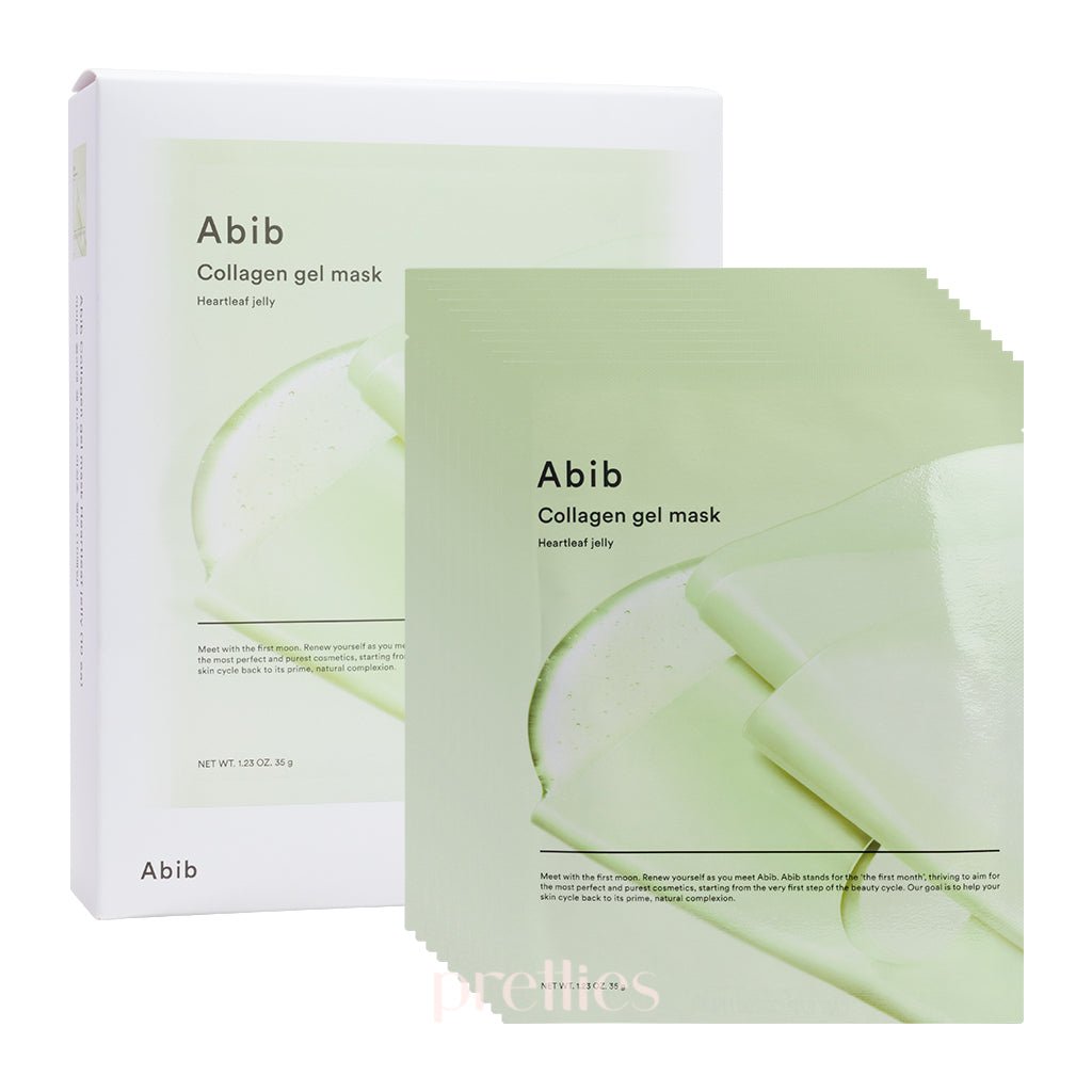 Abib Collagen Gel Mask - Heartleaf Jelly (10 Sheet/Box) - Pretties.com.hk