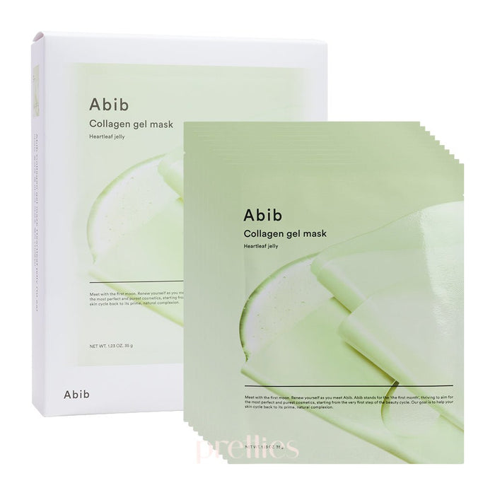 Abib Collagen Gel Mask - Heartleaf Jelly (10 Sheet/Box)｜Pretties