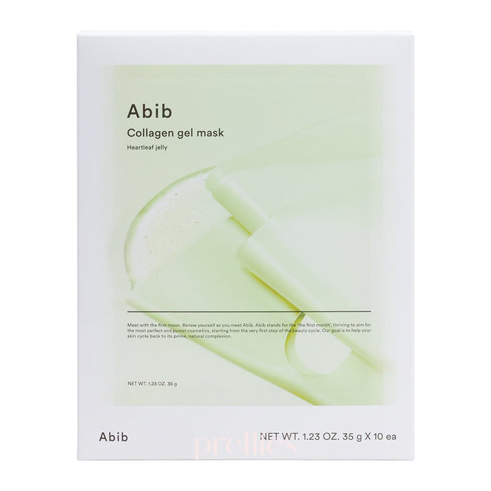 Abib Collagen Gel Mask - Heartleaf Jelly (10 Sheet/Box) - Pretties.com.hk