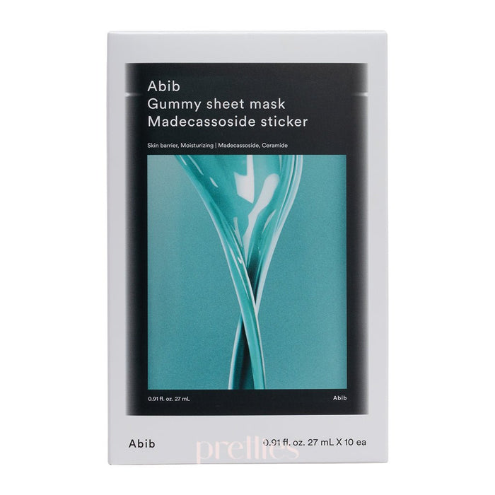 Abib Gummy Sheet Mask - Madecassoside Sticker (10 Sheet/Box) - Pretties.com.hk