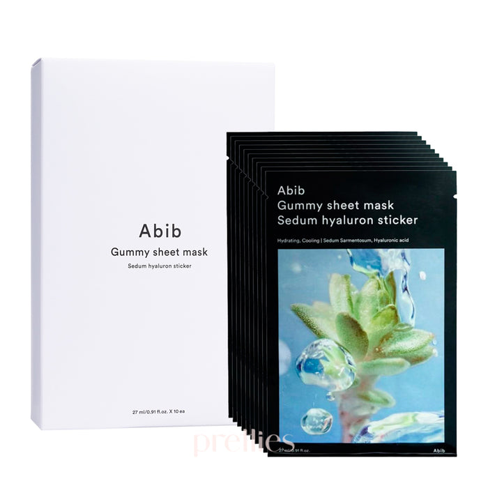 Abib Gummy Sheet Mask - Sedum Hyaluron Sticker (10 Sheet/Box)