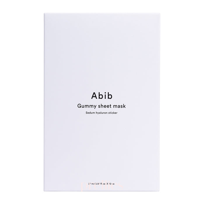 Abib Gummy Sheet Mask - Sedum Hyaluron Sticker (10 Sheet/Box)