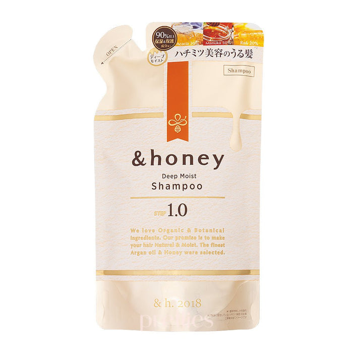 VICREA &honey Deep Moist Shampoo Step1.0 (Refill) 350ml (Gold) 