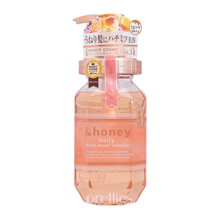 VICREA &honey Melty Moist Repair Shampoo Step1.0 440ml (Pink) 