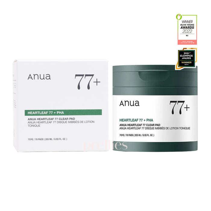 ANUA Heartleaf 77% Toner Pad 70pcs