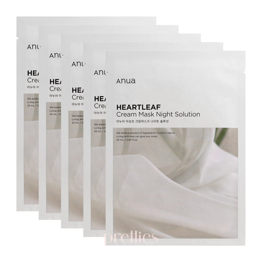 ANUA Heartleaf Cream Sheet Mask Night Solution 25ml x5pc