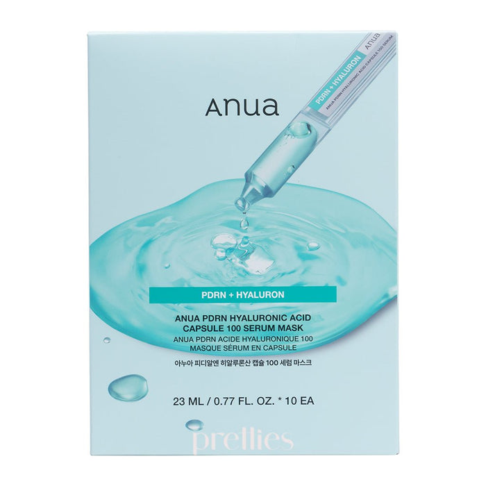 ANUA PDRN Hyaluronic Acid Capsule 100 Serum Mask 10pcs