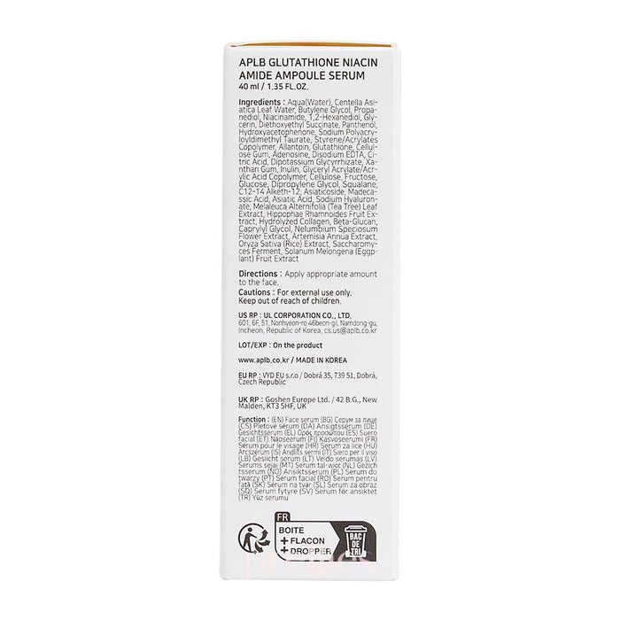 APLB Glutathione Niacinamide Ampoule Serum 40ml