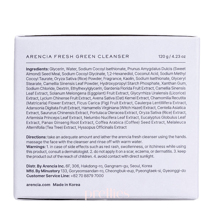 Arencia Fresh Green Cleanser 120g