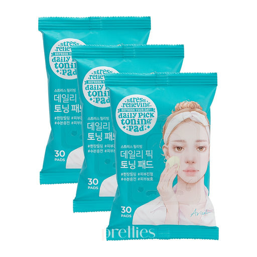 Ariul Stress Relieving Daily Pick Toning Pad (30 sheets) x 3pcs