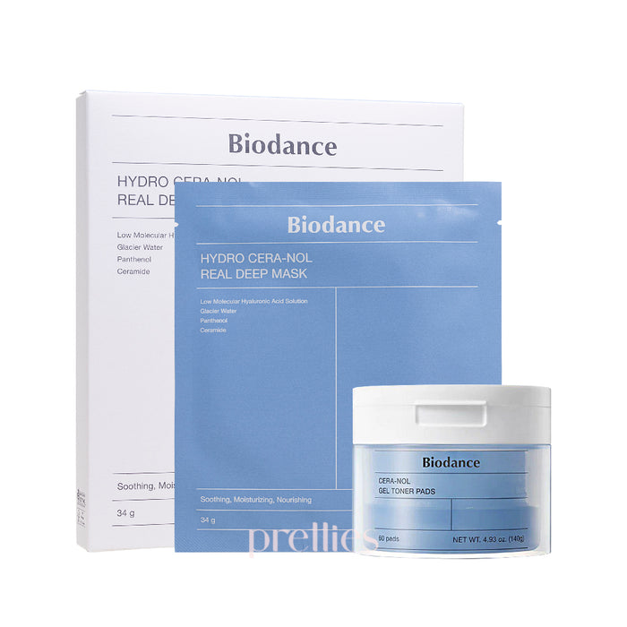 BIODANCE Cera-nol Gel Toner Pads + Mask [Set]