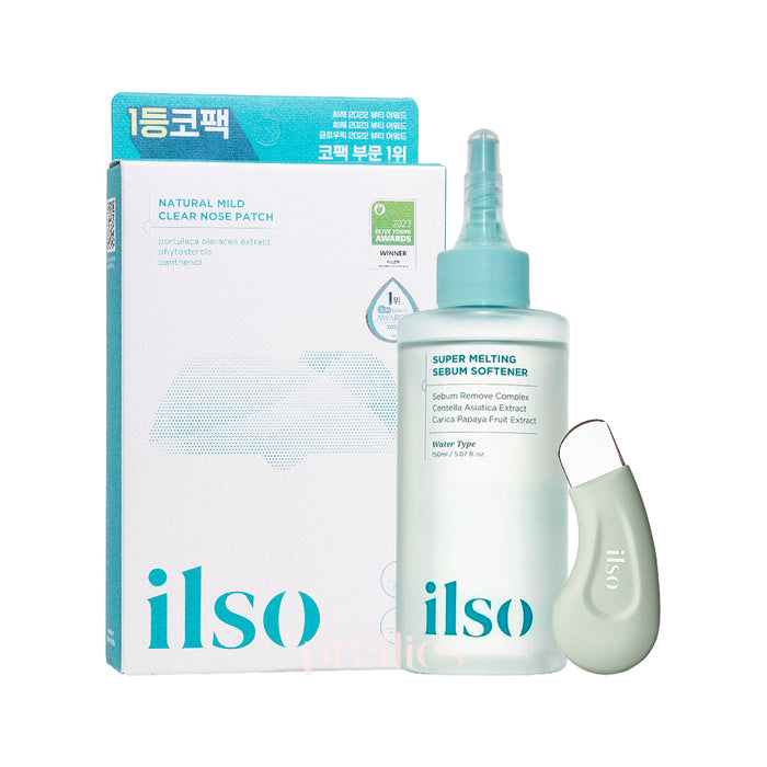 ilso Deep Clean Master + Sebum Softener + Nose Pack [Set]