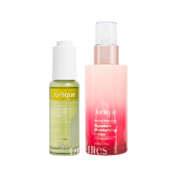 Jurlique Herbal Recovery Bi-Phase Serum + Signature Moisturising Lotion [Set]