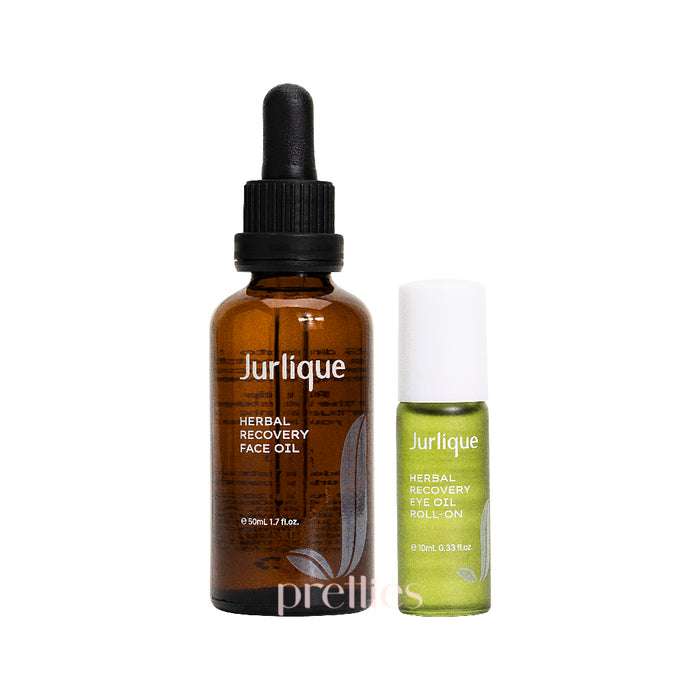 Jurlique Herbal Recovery Face Oil + Eye Oil Roll-On [Set]