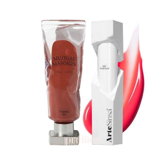 MUZIGAE MANSION Objet Liquid 010 + ArteSinsa Dewy Fit Tint (#007 Vivid Coral) [Set]