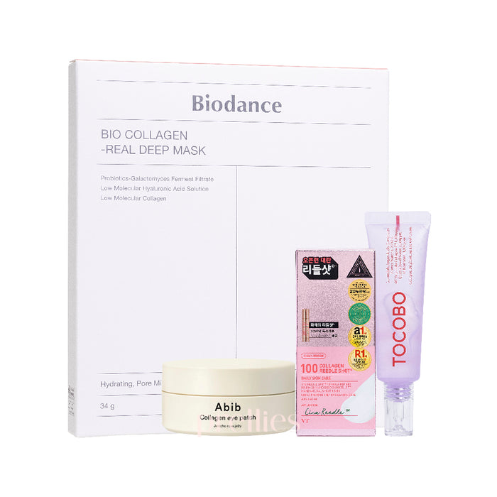 Special Collagen Skincare Set (VT Cosmetics, BIODANCE, TOCOBO, Abib) [Set]