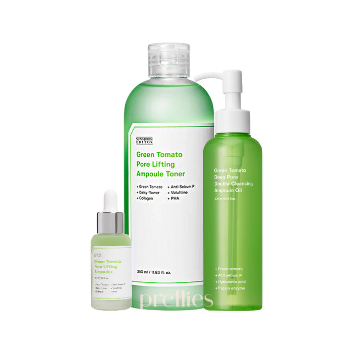 Sungboon Editor Green Tomato Cleanse & Tone Collection [Set]