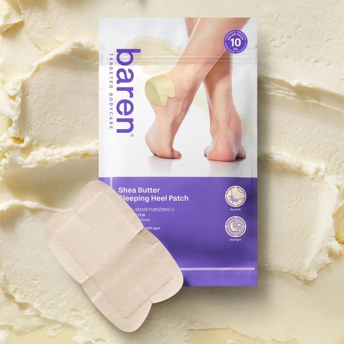 Baren Shea Butter Sleeping Heel Patch 10pcs