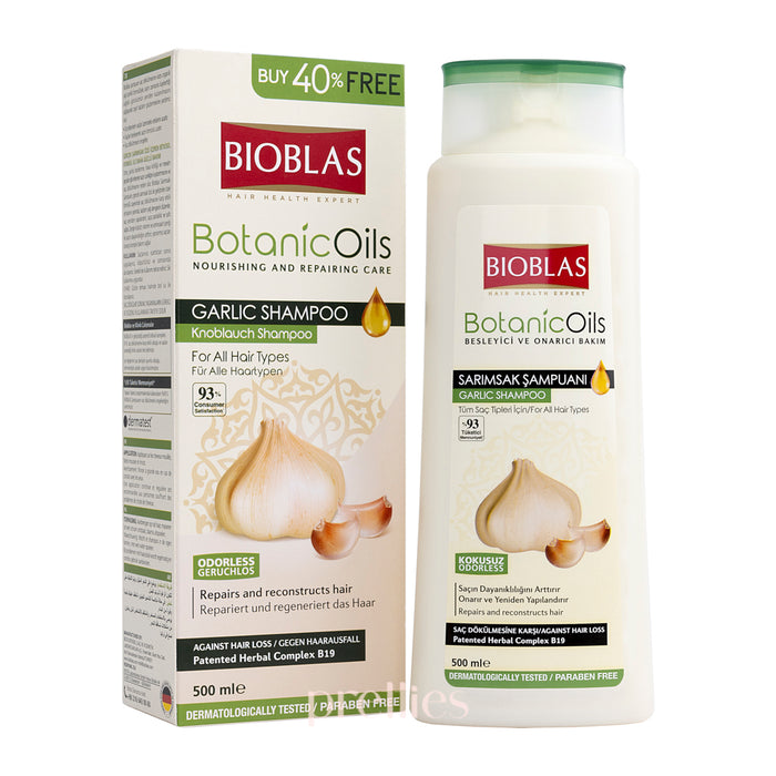 Bioblas BotanicOils 大蒜防脫髮亮澤洗髮水 (無味) 500ml