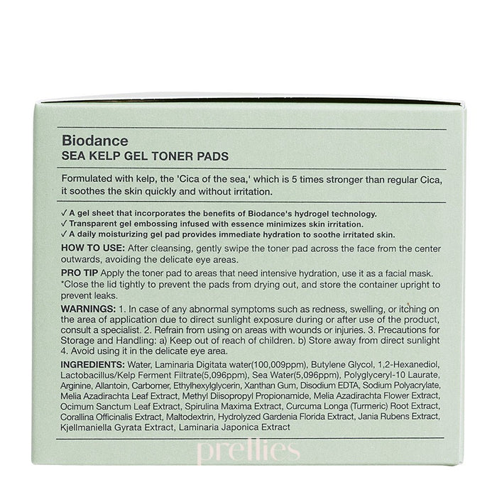 Biodance Sea Kelp Gel Toner Pads 60 Pads 