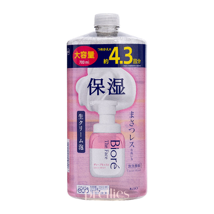 BIORE The Face Foaming Facial Wash (Refill) 700ml (Deep Moist - Pink)