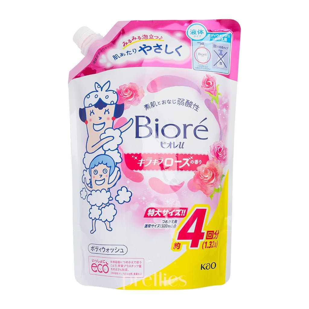 BIORE Biore U Body Soap (Rose Scent) (Refill) 1320ml - Pretties.com.hk