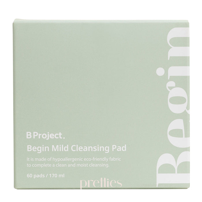 B Project Begin Mild Cleansing Pad 60pcs/120ml