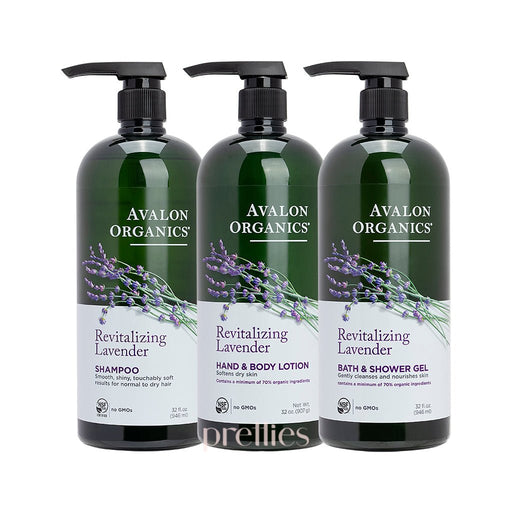 Avalon Organics Nourishing Lavender Collection - Shampoo + Body Lotion + Shower Gel [Set] - Pretties.com.hk