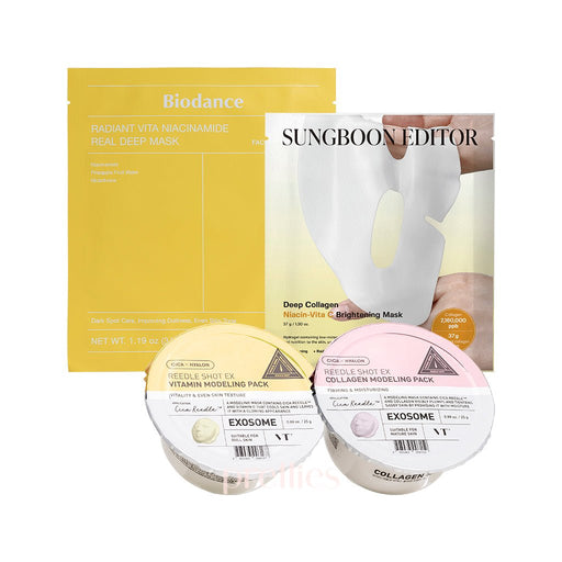 Glow & Brightening Power Masks Collection [Set] - Pretties.com.hk