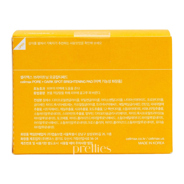 Celimax Pore+Dark Spot Brightening Pad 40pcs