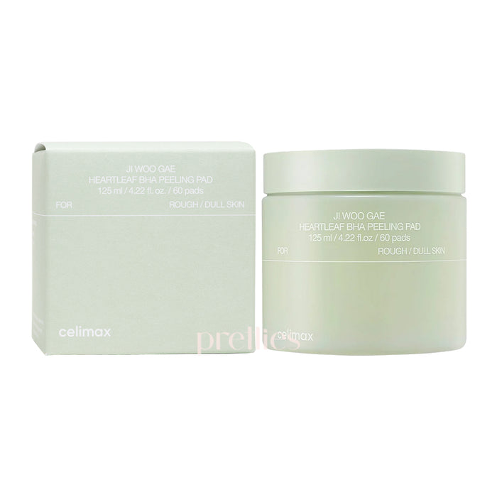 Celimax魚腥草 BHA 去角質爽膚棉 125ml/60片