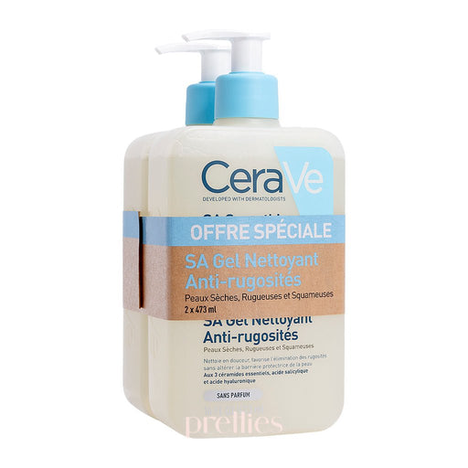 CeraVe SA Smoothing Cleanser Duo Set (473ml x2) 