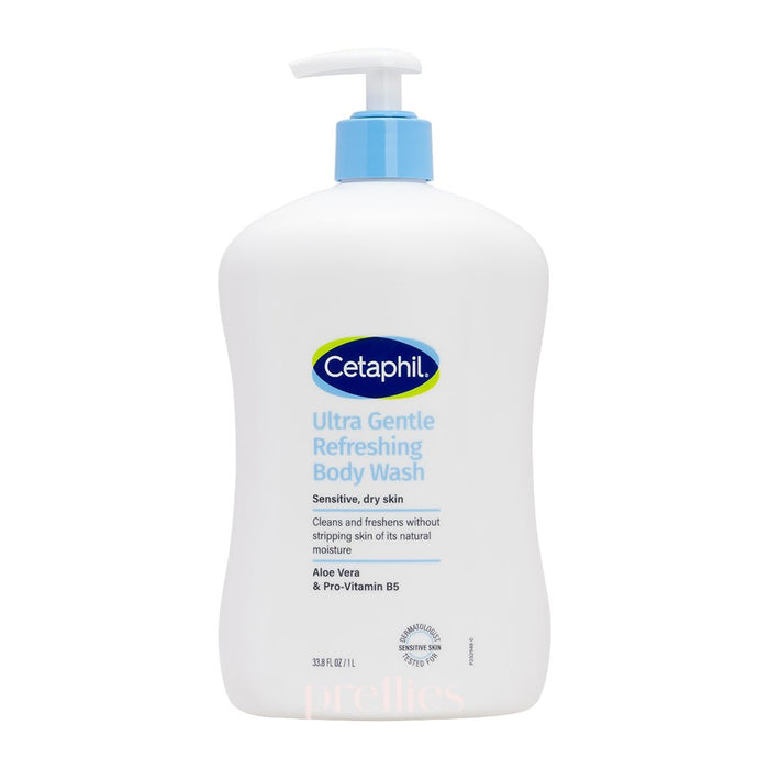 Cetaphil Ultra Gentle Refreshing Body Wash 1000ml - Pretties.com.hk