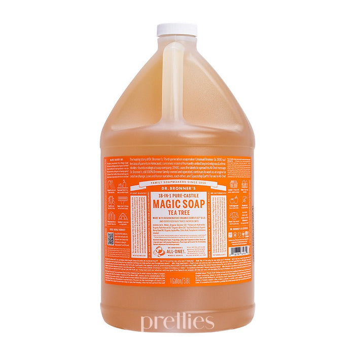 Dr.Bronner's 18-IN-1 Organic Tea Tree Liquid Soap (1gal) 3.8L 