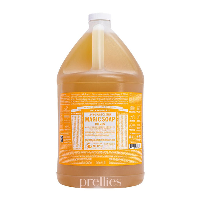 Dr.Bronner's 18-IN-1 Organic Citrus Liquid Soap (1gal) 3.8L 