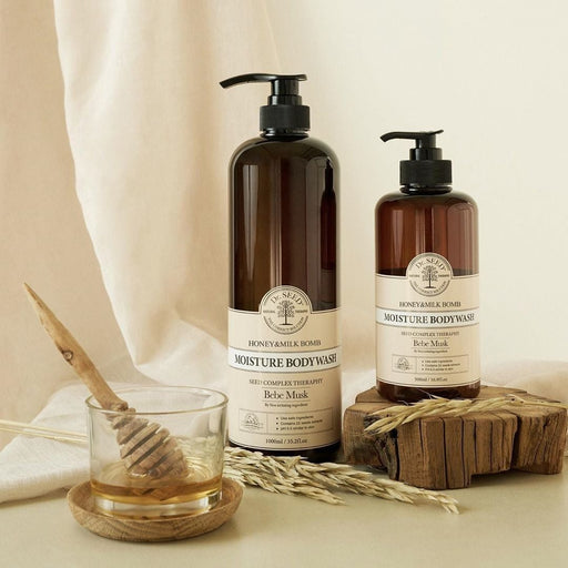 Dr.SEED Honey & Milk Bomb Moisture Body Wash 1000ml (Bebe Musk) 